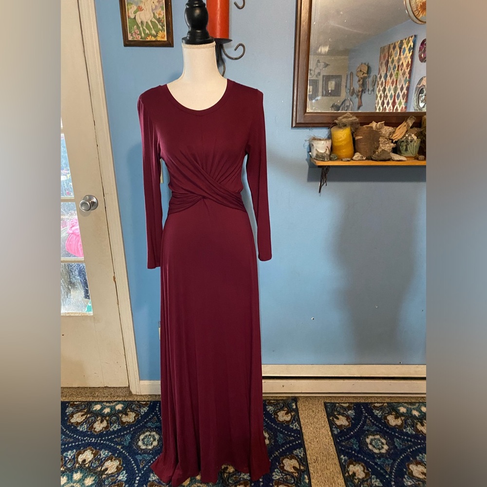 Beeson River, Ling Sleeve, Maxi Dress